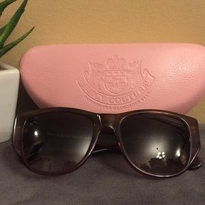Authentic Juicy Couture Hipster/s Brown Sunglasses